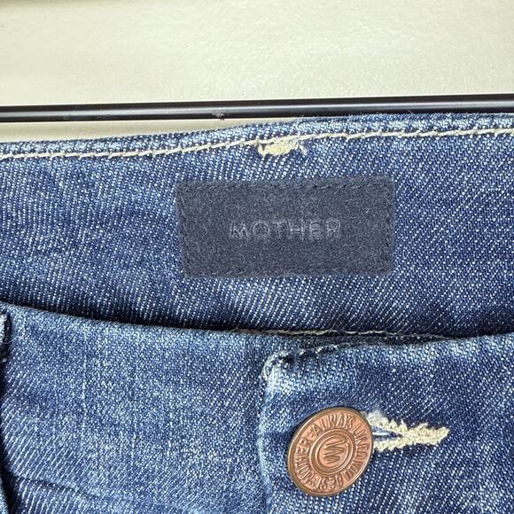 MOTHER Denim The Looker Crop Jeans in Switch It Up‎ Size 25 MSRP $210 Stretch - Picture 4 of 9